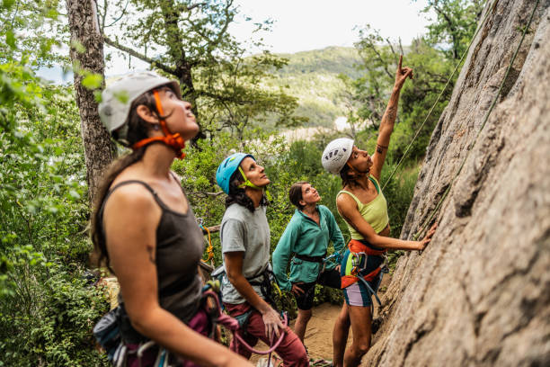 rock climbing